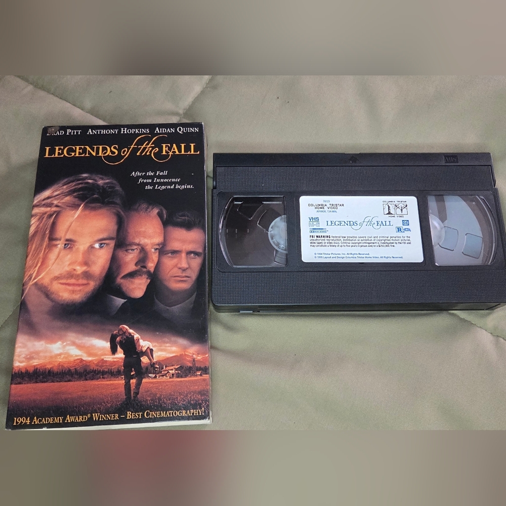 Legends of the Fall VHS – Vintage 1995 Brad Pitt / Anthony Hopkins